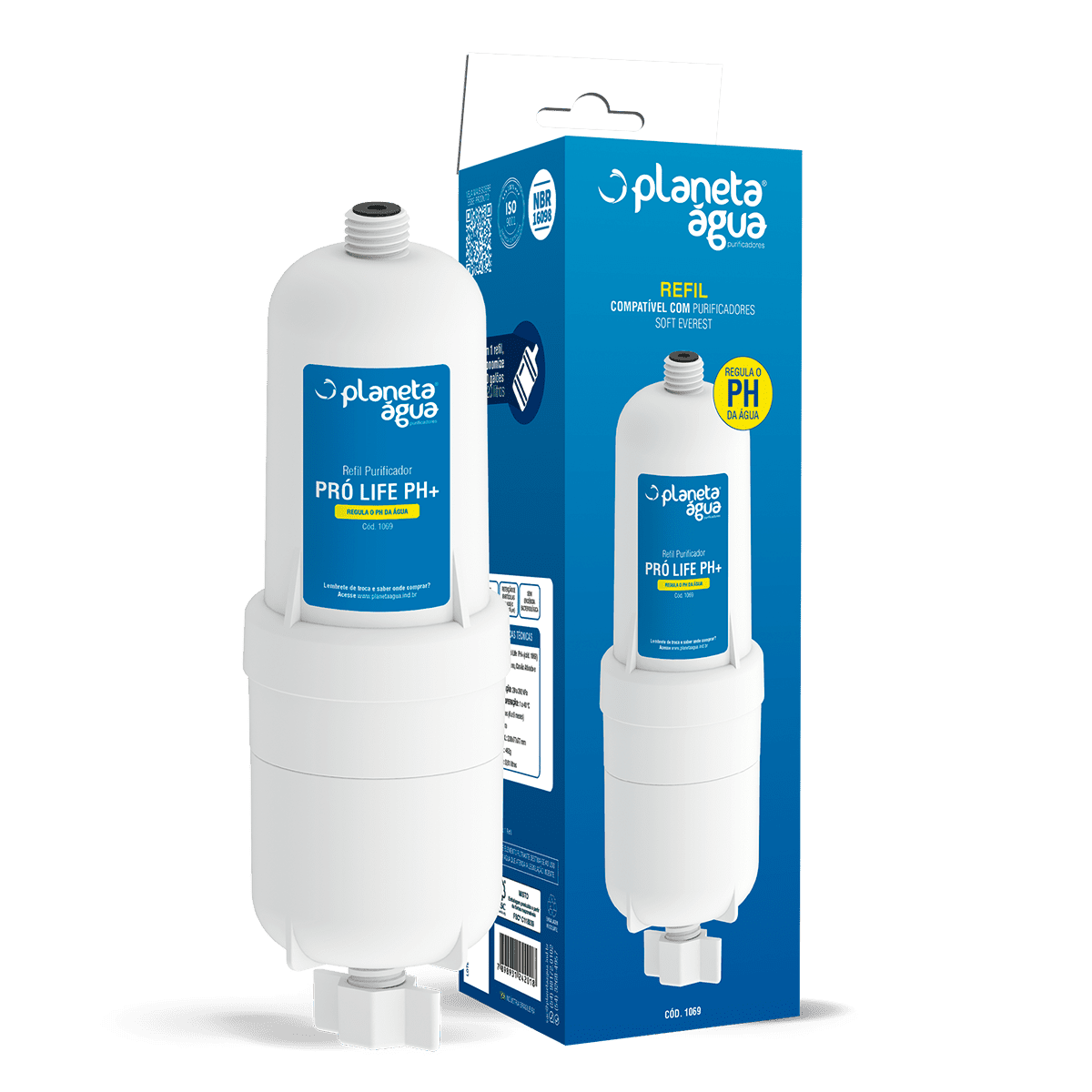 Refil Alcalino Filtro Para Purificador de Água Soft Everest (Pró