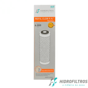 Refil Carbon Block Carvão Ativado 9.3/4″
